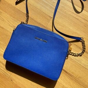 Michael Kors Jet Set Saffiano Leather Crossbody Purse